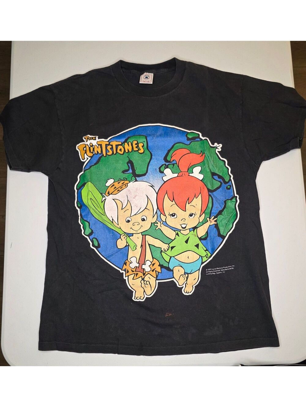 1994 Flintstones Bam Bam & Pebbles Single Stitch Tee